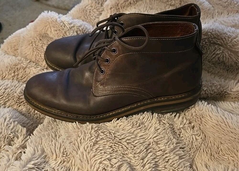 WOLVERINE 1883 Francisco Brown Chukka Boot Men 8.5 W00768 Leather Boots Lace Up